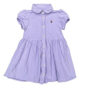 Ralph Lauren Striped Purple Dress